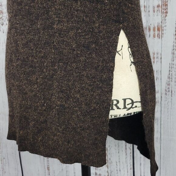 Lush Wool Sleeveless Turtleneck Blouse Tunic - Picture 3 of 9